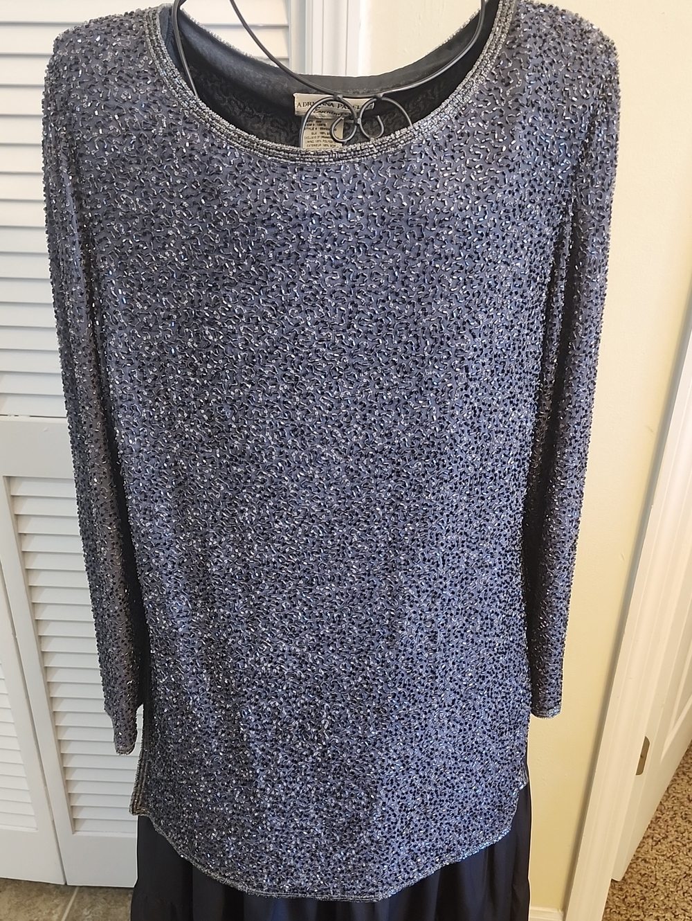 ADRIANNA PAPELL VINTAGE EVENING TOP